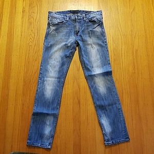 Guess 34x32 slim straight jeans